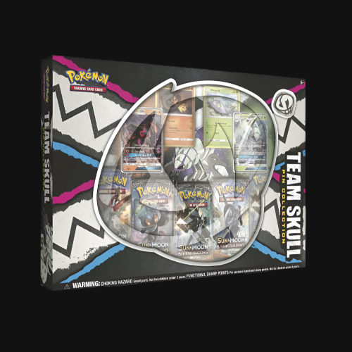 Team Skull Pin Collection Box