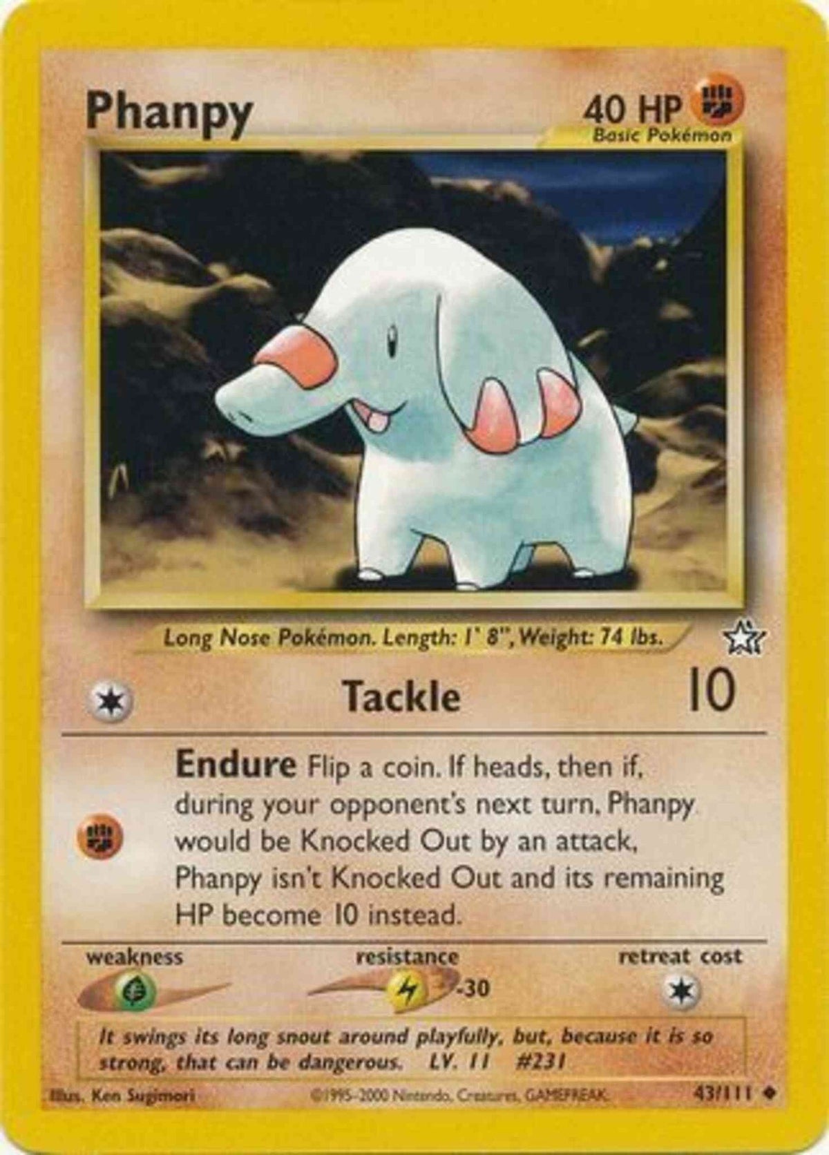 Phanpy 43/111 - NM