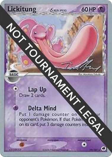 Lickitung Delta Species (Tom Roos 2007 Signature) 19/101 - NM