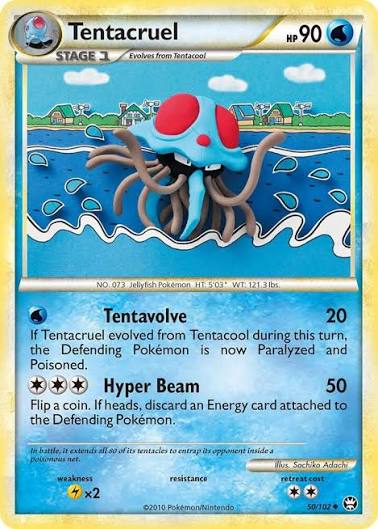 Tentacruel 50/102 - NM