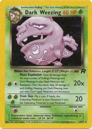 Dark Weezing 14/82 (Holofoil) - NM-