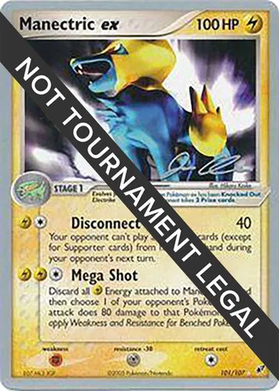 Manectric ex 101/107 (Jason Klaczynski 2006 Signature) - LP
