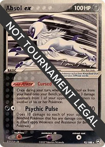 Absol ex 92/108 (Tom Roos 2007 Signature) - NM