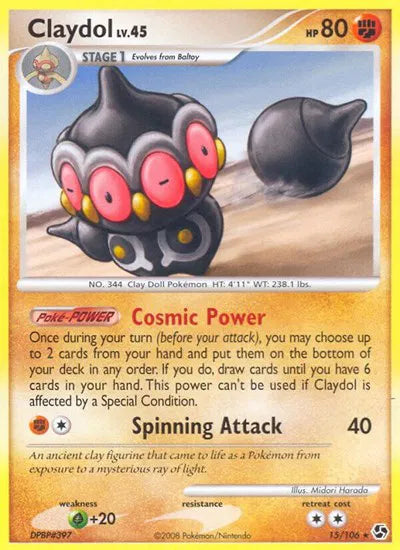 Claydol 15/106 NM EX era Pokemon card — KeepitSealdz