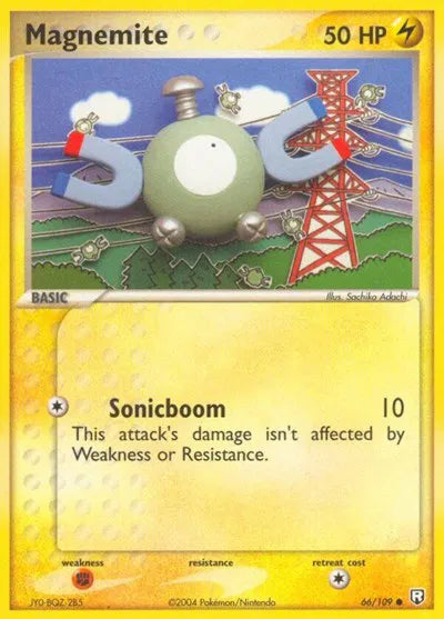 Magnemite 66/109 NM Team Rocket WOTC Pokemon card — KeepitSealdz