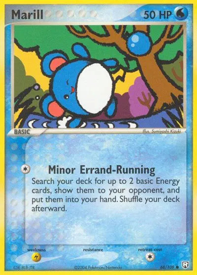 Marill 68/109 NM Team Rocket WOTC Pokemon card — KeepitSealdz
