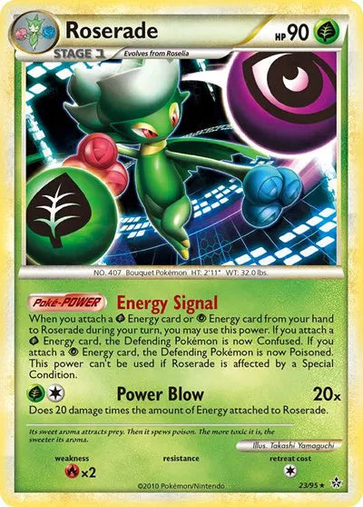 Roserade 23/95 NM EX era Pokemon card — KeepitSealdz