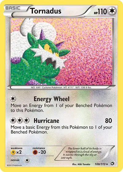 Tornadus 108/113 (Holofoil) - LP