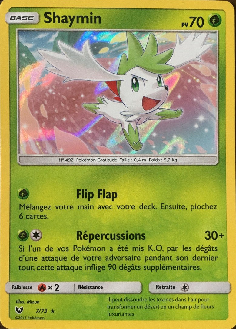 Shaymin 7/73 Holofoil NM XY Shining Legends Pokemon card — KeepitSealdz