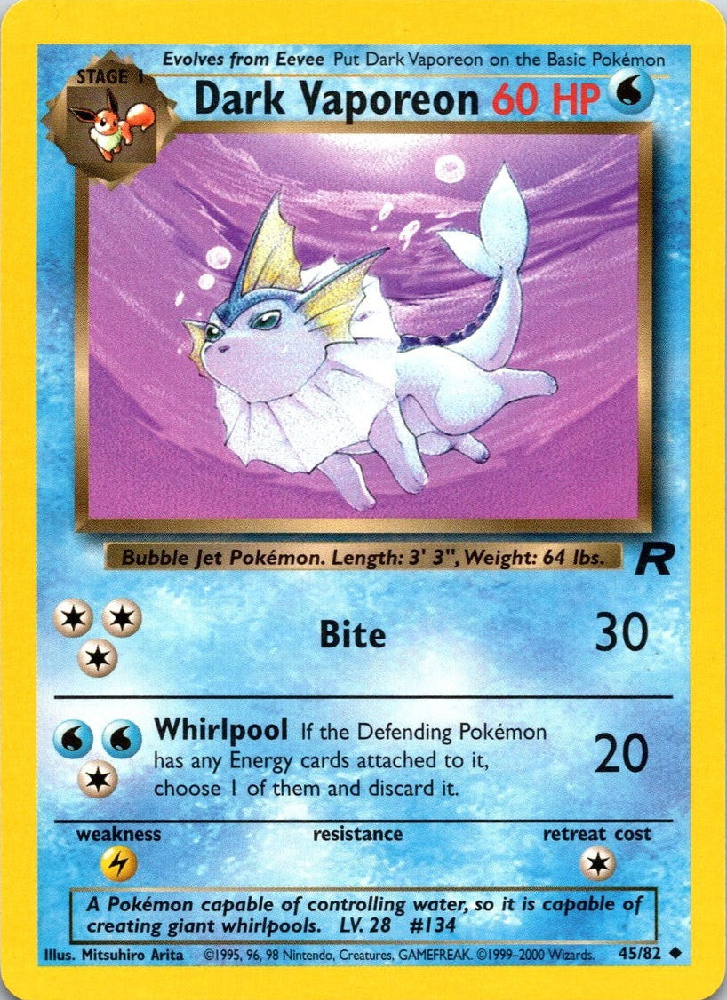 Dark Vaporeon 45/82 - LP