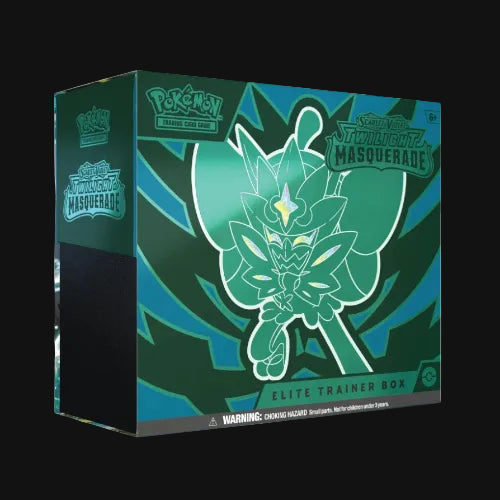 Pokémon TCG: Sword & Shield Masquerade Elite Trainer Box packaging