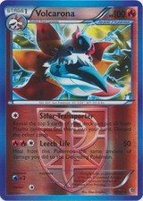 Volcarona 13/101 Reverse Holofoil LP Black White Noble Victories Pokemon card — KeepitSealdz