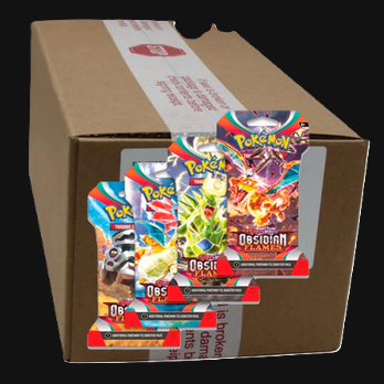 Scarlet & Violet Obsidian Flames Sleeved Booster Pack Case