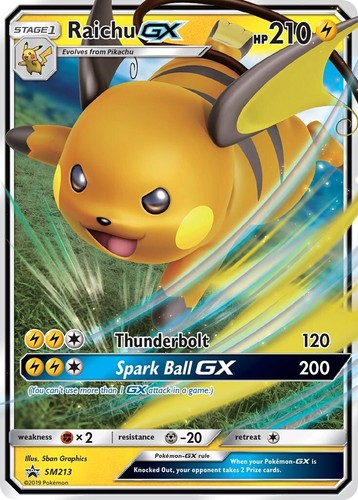 Raichu GX SM213 - LP-