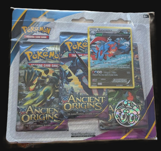 XY Ancient Origins 3-Pack Blister (Salamence Promo)