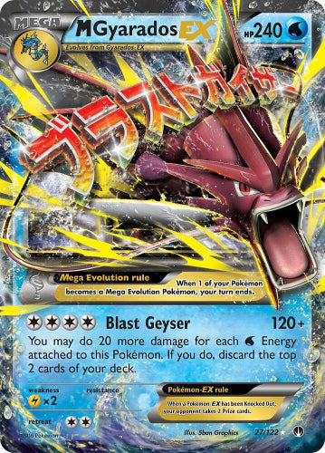 M Gyarados EX 27/122 - NM