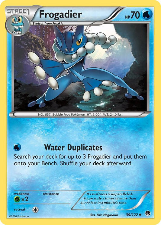 Frogadier 39/122 (Reverse Holofoil) - NM