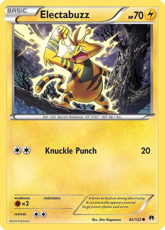 Electabuzz 42/122 (Reverse Holofoil) - NM