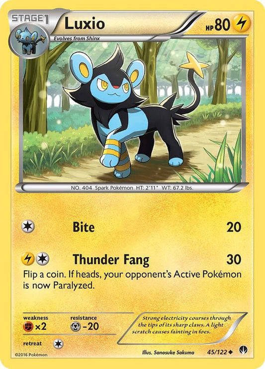 Luxio 45/122 (Reverse Holofoil) - NM