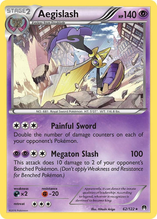 Aegislash 62/122 (Reverse Holofoil) - LP