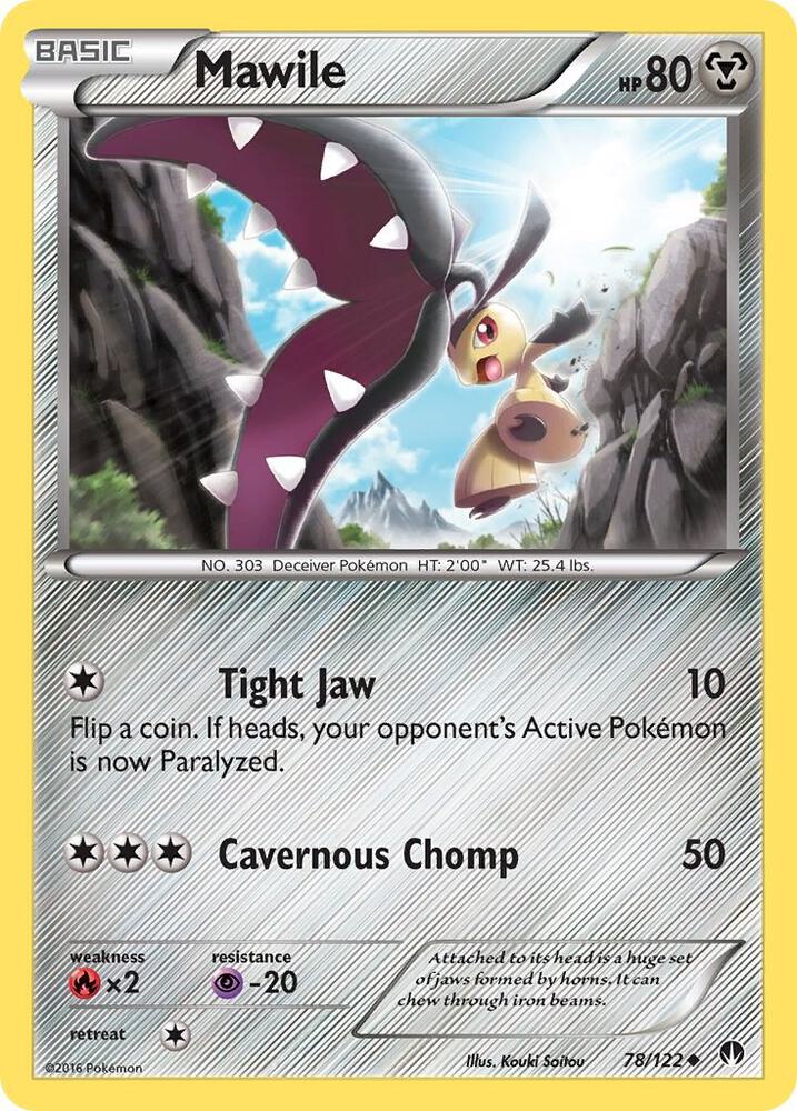 Mawile 78/122 (Reverse Holofoil) - NM