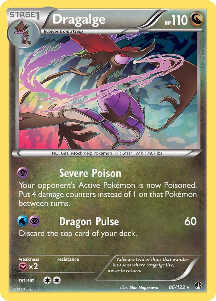 Dragalge 86/122 (Reverse Holofoil)- NM