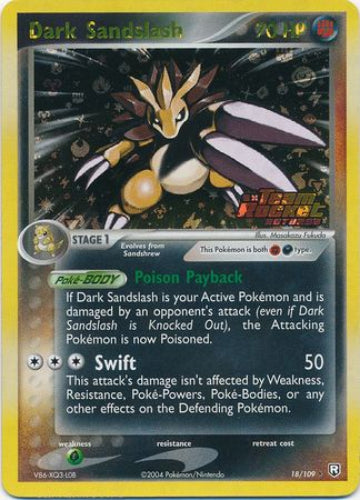 Dark Sandslash 18/109 Reverse Holofoil - NM