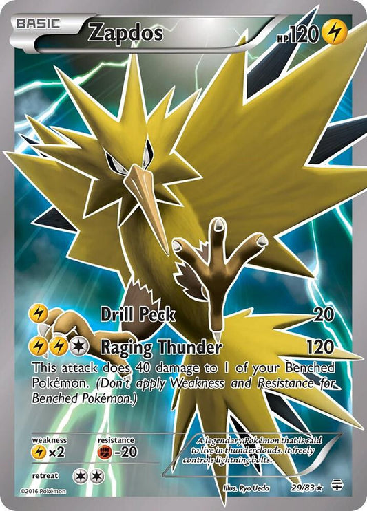 Zapdos (Full Art) 29/83 - NM