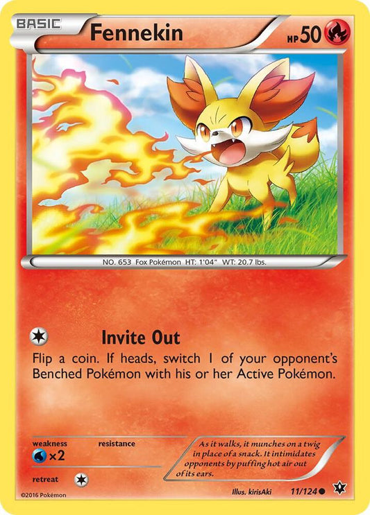Fennekin 11/124 (Reverse Holofoil)- NM