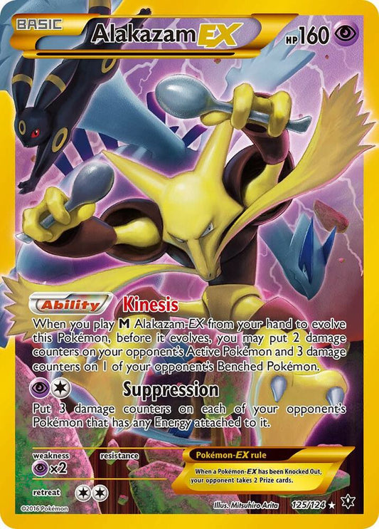 Alakazam EX (Secret) 125/124 - NM