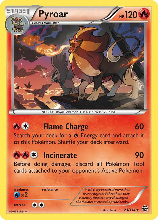 Pyroar 23/114 (Reverse Holofoil) - NM