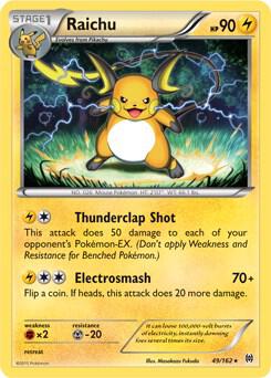 Raichu 49/162 - NM