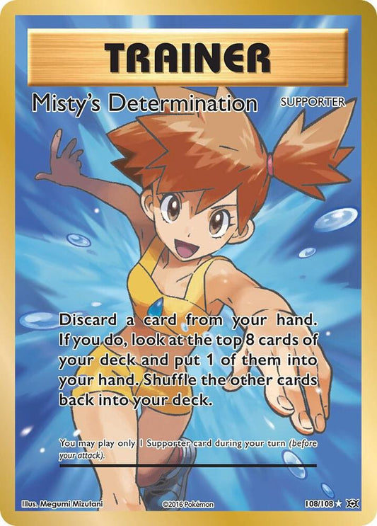 Misty's Determination (Full Art) 108/108 - NM