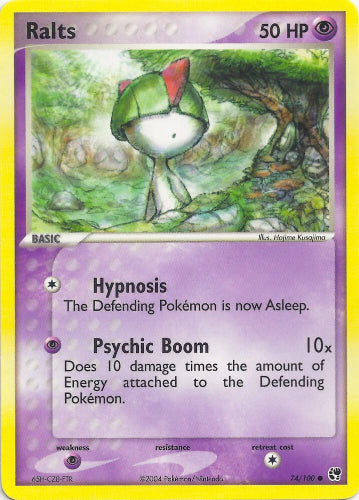 Ralts 74/100 - NM