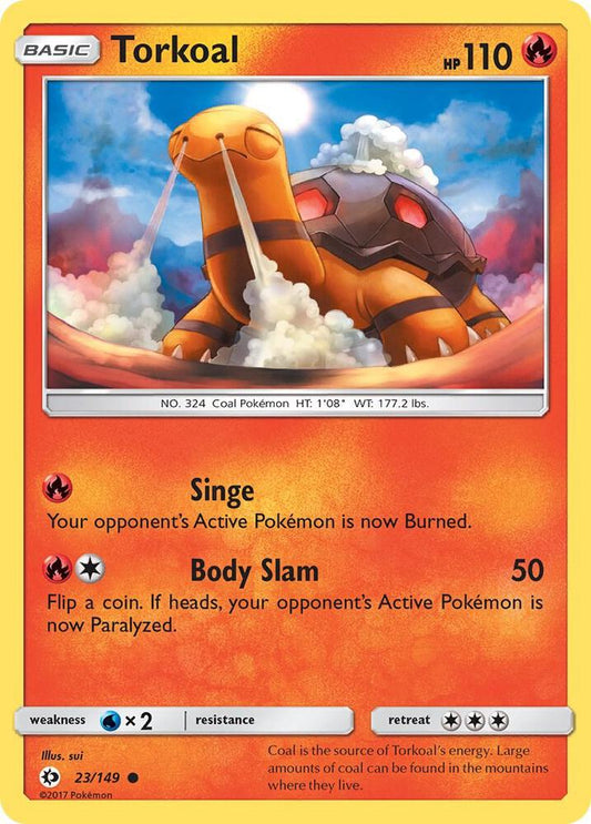 Torkoal 23/149 (Reverse Holofoil)- NM