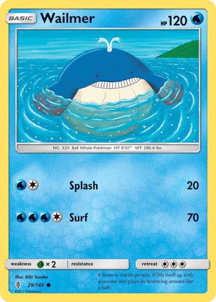 Wailmer 29/145 (Reverse Holofoil)- NM