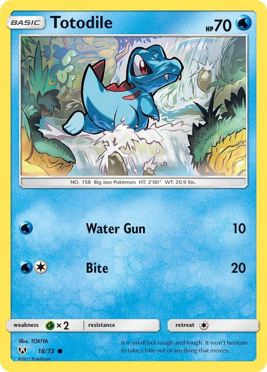 Totodile 18/73 (Reverse Holo) - LP