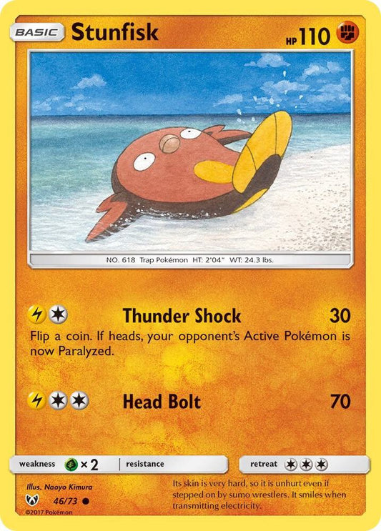 Stunfisk 46/73 (Reverse Holofoil)- NM