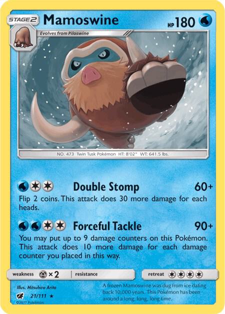 Mamoswine 21/111 (Reverse Holofoil)- NM