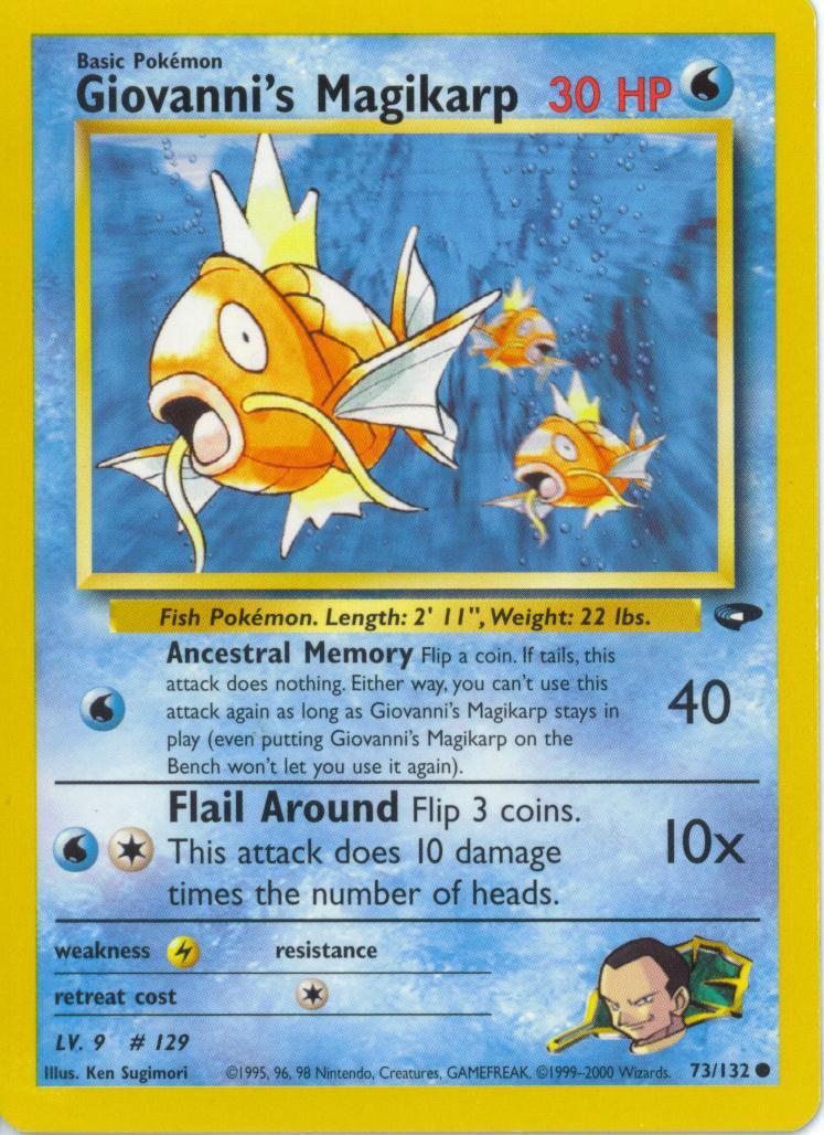 Giovanni's Magikarp 73/132 - LP