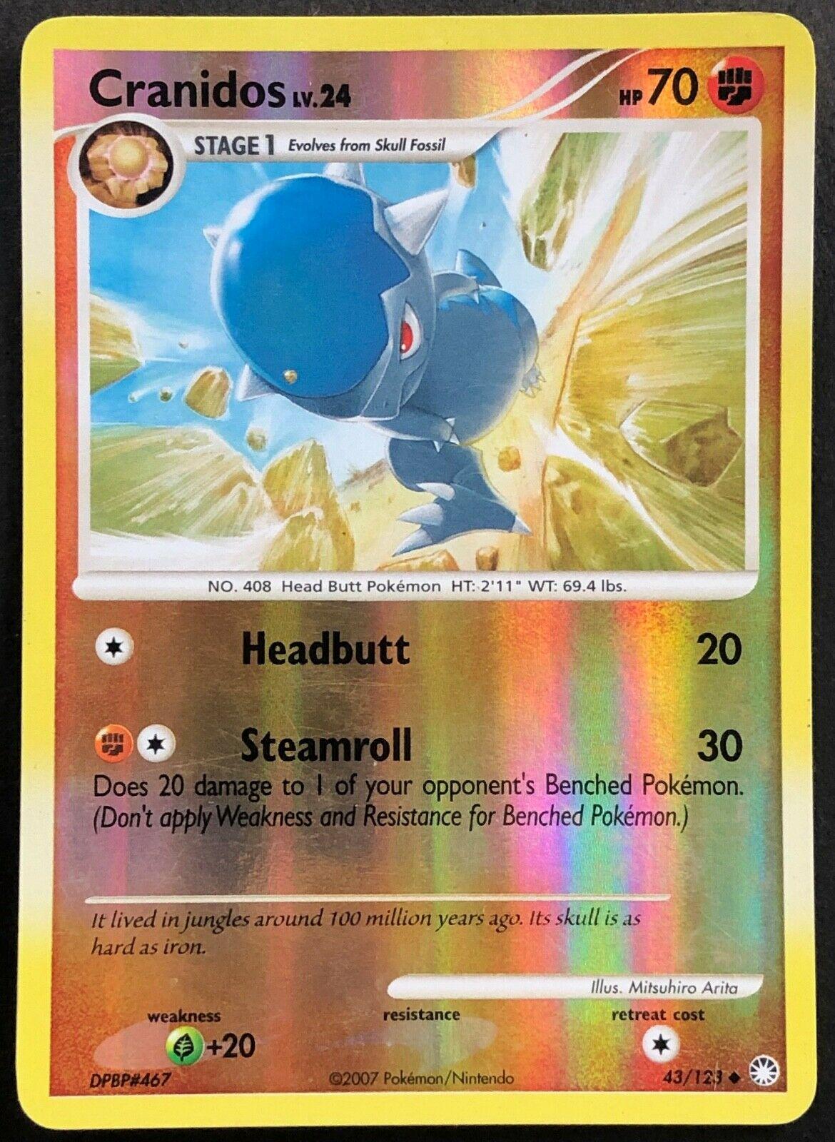 Cranidos (Reverse Holofoil) 43/123 - NM