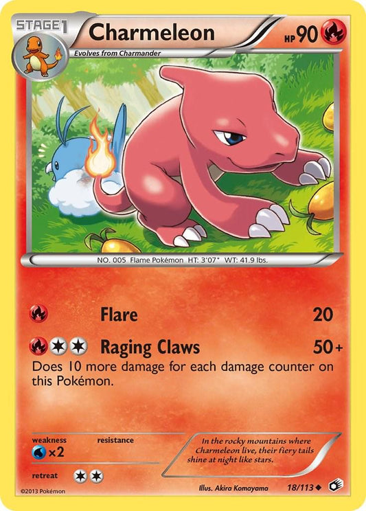 Charmeleon 18/113 LP EX era Pokemon card — KeepitSealdz