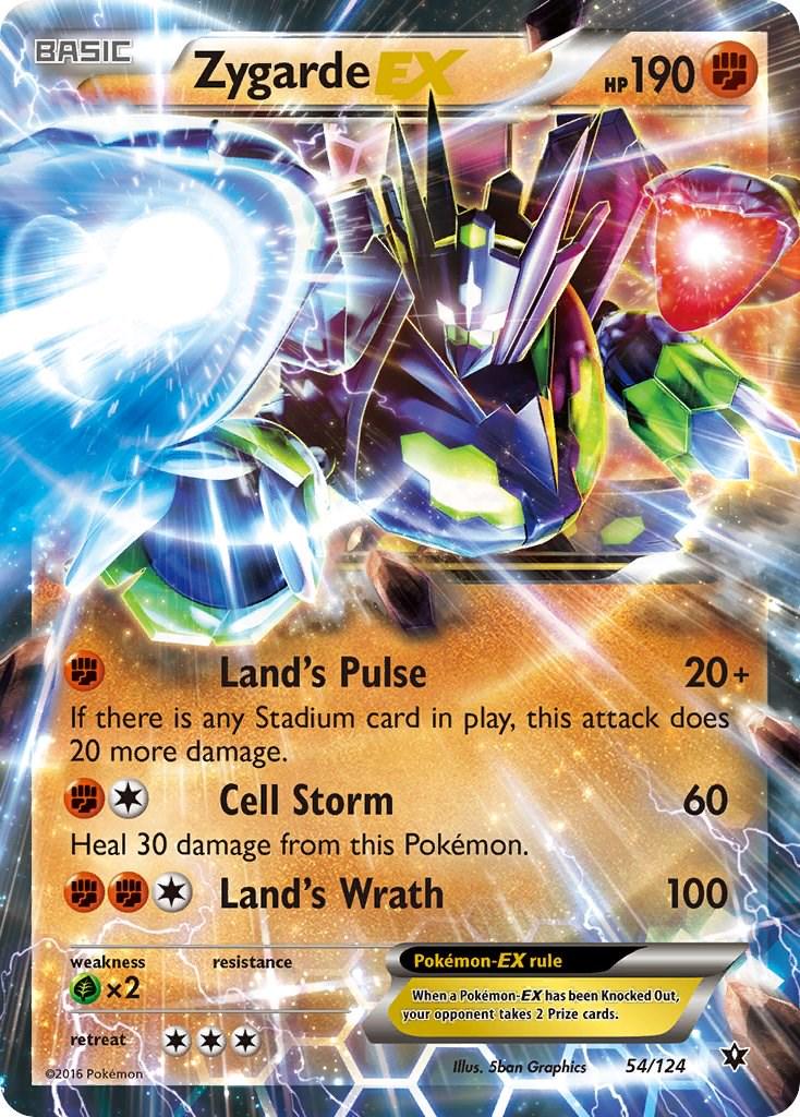 Zygarde EX 54/124- NM