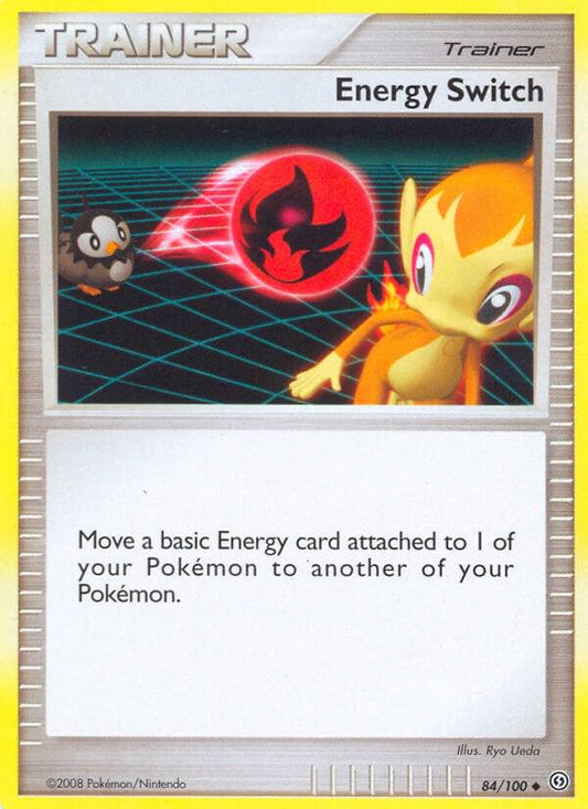 Energy Switch 84/100 Reverse Holofoil LP EX era Pokemon card — KeepitSealdz