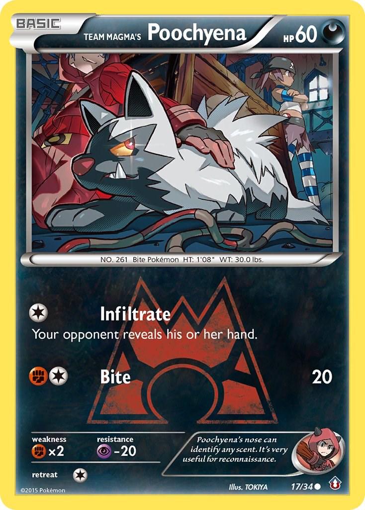 Team Magma's Poochyena 17/37 - LP