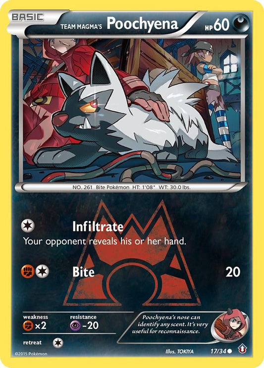 Team Magma's Poochyena 17/37 - LP