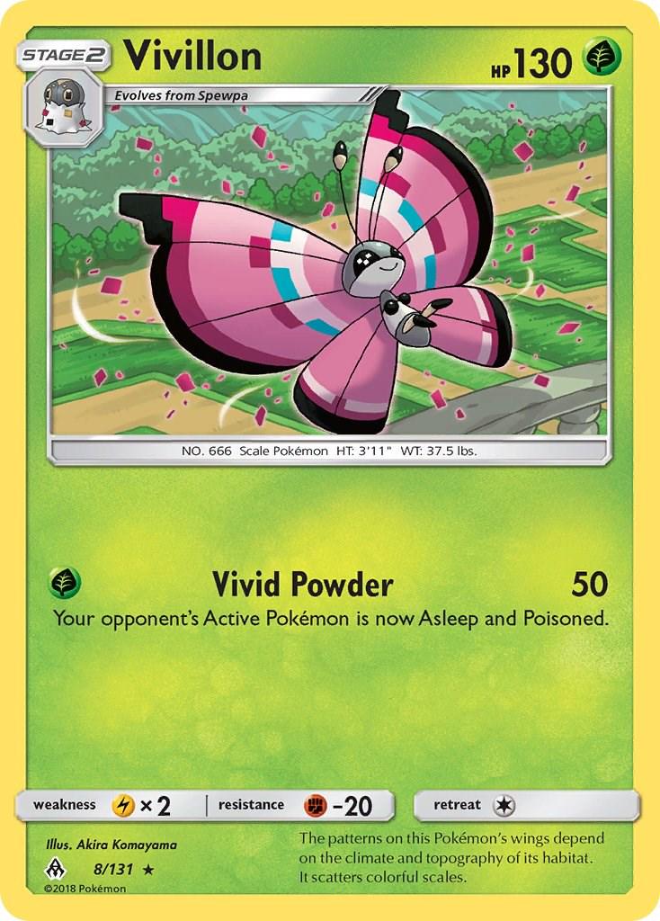 Vivillon 8/131 (Reverse Holofoil)- NM