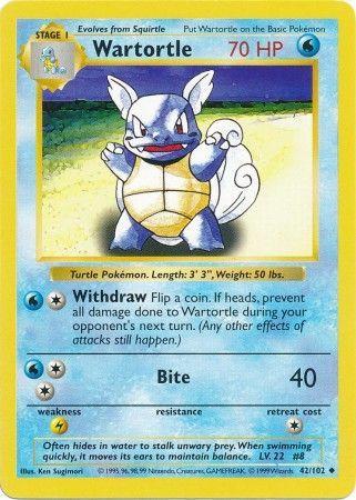 Shadowless Wartortle 42/102