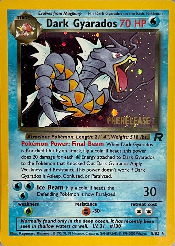 Dark Gyarados (Prerelease) 8/82 - LP