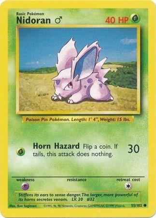 Nidoran 55/102 - NM
